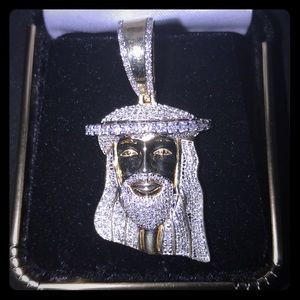 Micro Jesus Piece Diamond Pendant 💎
